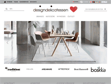 Tablet Screenshot of designdelicatessen.dk